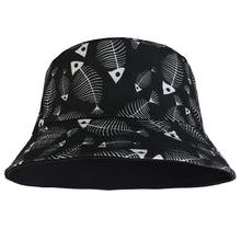 Load image into Gallery viewer, Bucket Hat - Fish Skeleton
