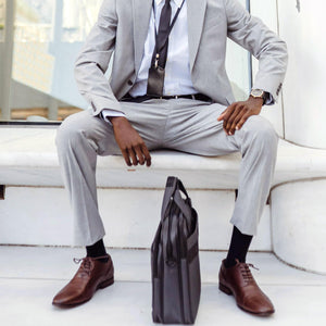 5 Pairs Black Dress Socks