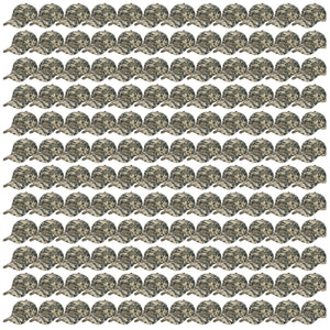 144-Pack Baseball Dad Cap Velcro Strap Adjustable Size - Digital Camo