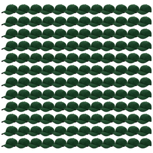 144-Pack Baseball Dad Cap Velcro Strap Adjustable Size - Hunter Green