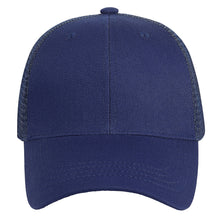 Load image into Gallery viewer, 6 Panel Trucker Hat - Navy