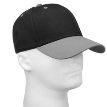 Load image into Gallery viewer, 12-Pack Baseball Dad Cap Velcro Strap Adjustable Size - Black/Gray