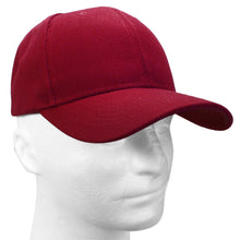 Load image into Gallery viewer, 12-Pack Baseball Dad Cap Velcro Strap Adjustable Size - Burgundy