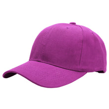 Load image into Gallery viewer, 12-Pack Baseball Dad Cap Velcro Strap Adjustable Size - Fuchsia