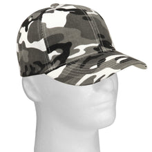 Load image into Gallery viewer, 12-Pack Baseball Dad Cap Velcro Strap Adjustable Size - Gray Camo