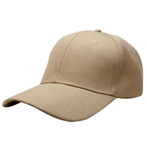 12-Pack Baseball Dad Cap Velcro Strap Adjustable Size - Khaki