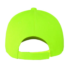 Load image into Gallery viewer, 12-Pack Baseball Dad Cap Velcro Strap Adjustable Size - Neon Green