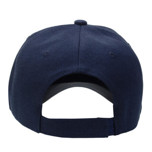 12-Pack Baseball Dad Cap Velcro Strap Adjustable Size - Navy