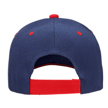 Load image into Gallery viewer, 12-Pack Baseball Dad Cap Velcro Strap Adjustable Size - Navy/Red