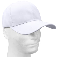Load image into Gallery viewer, 12-Pack Baseball Dad Cap Velcro Strap Adjustable Size - White
