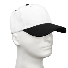 Load image into Gallery viewer, 12-Pack Baseball Dad Cap Velcro Strap Adjustable Size - White/Black