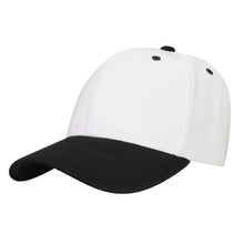 Load image into Gallery viewer, 12-Pack Baseball Dad Cap Velcro Strap Adjustable Size - White/Black