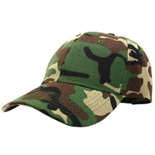 Load image into Gallery viewer, 12-Pack Baseball Dad Cap Velcro Strap Adjustable Size - Woodland