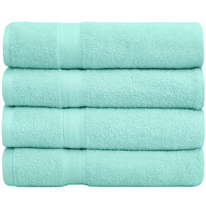 Falari 4-Pack Bath Towel 27x54 - Aqua