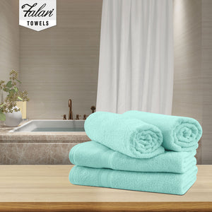 Falari 4-Pack Bath Towel 27x54 - Aqua
