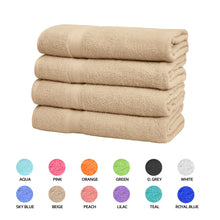 Load image into Gallery viewer, Falari 4-Pack Bath Towel 27x54 - Beige