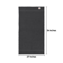 Load image into Gallery viewer, Falari 4-Pack Bath Towel 27x54 - Dark Gray