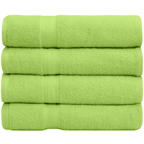 Falari 4-Pack Bath Towel 27x54 - Green
