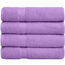Load image into Gallery viewer, Falari 4-Pack Bath Towel 27x54 - Lilac