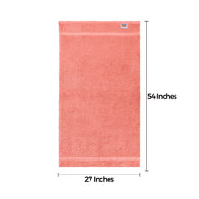 Load image into Gallery viewer, Falari 4-Pack Bath Towel 27x54 - Peach
