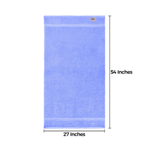 Falari 4-Pack Bath Towel 27x54 - Sky Blue