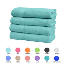Load image into Gallery viewer, Falari 4-Pack Bath Towel 27x54 - Teal