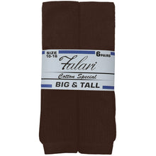 Load image into Gallery viewer, 6 Pairs Men&#39;s Athletic Sport Tube Socks 10-15 Over the Calf - Big &amp; Tall