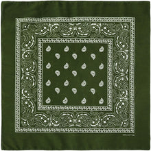 Load image into Gallery viewer, 12-Pack Bandana Headband - Olive Green