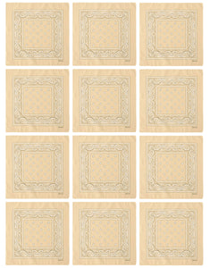 12-Pack Bandana Headband - Beige