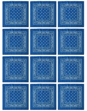 Load image into Gallery viewer, 12-Pack Bandana Headband - Blue