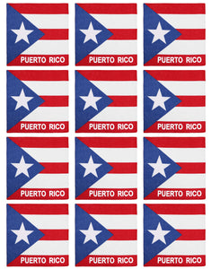 12-Pack Bandana Headband - Puerto Rico