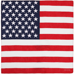 12-Pack Bandana Headband - USA