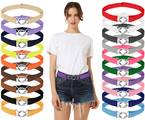 Falari Womens Stretch Adjustable Dress Belt