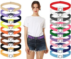 Falari Womens Stretch Adjustable Dress Belt