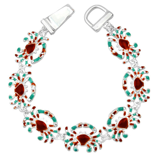 Crab Magnetic Closured Bracelet