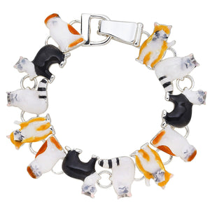 Cat Magnetic Closured Bracelet