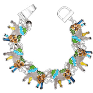 Elephant Magnetic Closured Bracelet