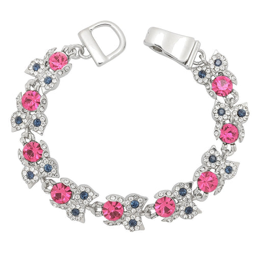Pink Owl Magnetic Closured Bracelet