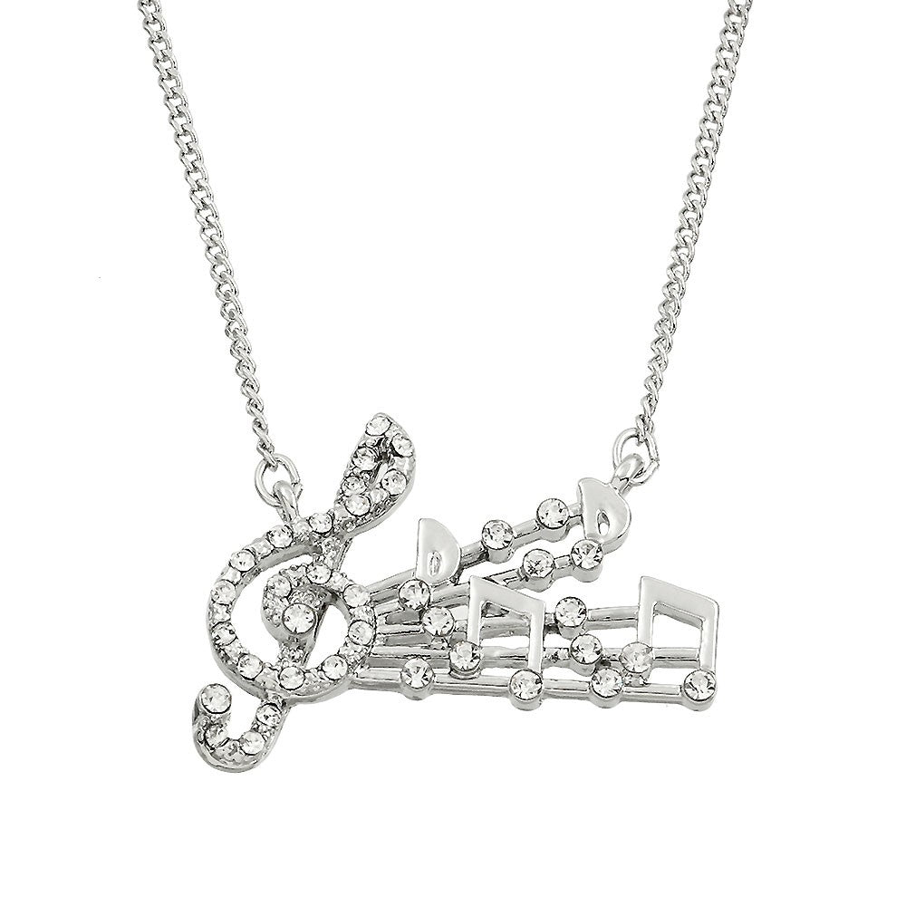 Musical Note Pendant Necklace