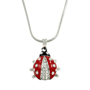 Ladybug Dolphin Pendant Necklace