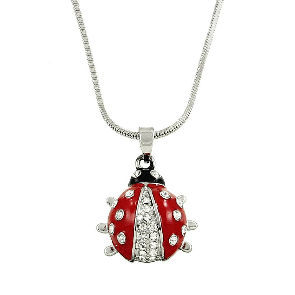 Ladybug Dolphin Pendant Necklace