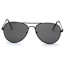 Load image into Gallery viewer, Aviator Sunglasses Classic - Polarized - Black Frame - Grey
