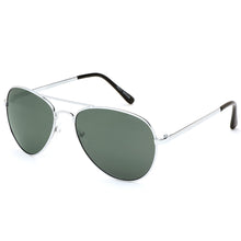 Load image into Gallery viewer, Aviator Sunglasses Classic - Non-Polarized - Silver Frame - Gray