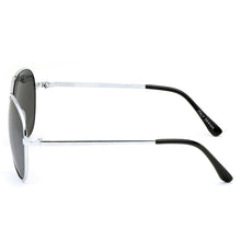Load image into Gallery viewer, Aviator Sunglasses Classic - Non-Polarized - Silver Frame - Gray