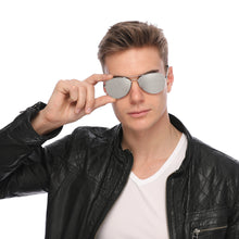 Load image into Gallery viewer, Aviator Sunglasses Classic - Non-Polarized - Silver Frame - Metallic Silver