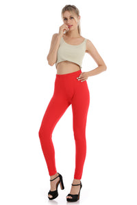 Falari Classic Leggings - Red