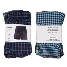 Load image into Gallery viewer, Falari 4-Pack Men&#39;s Boxer Underwear 100% Cotton Premium Quality 368-08