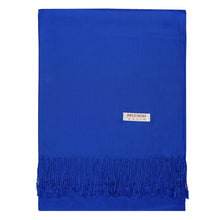 Load image into Gallery viewer, Women&#39;s Soft Solid Color Pashmina Shawl Wrap Scarf - Royal