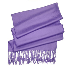 Load image into Gallery viewer, Women&#39;s Soft Solid Color Pashmina Shawl Wrap Scarf - Lavender