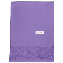 Load image into Gallery viewer, Women&#39;s Soft Solid Color Pashmina Shawl Wrap Scarf - Lavender